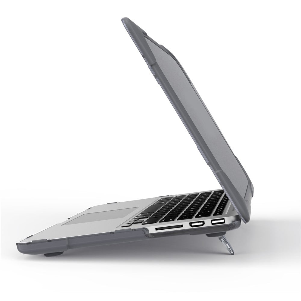Hard PC Laptop Case Notebook Computer Cover with Supporting Stand Feet for MacBook Pro 15-inch / Pro Retina 15-inch A1398