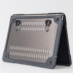 Drop-proof Supporting Stand Design Hard PC Laptop Case Well-protected Notebook Cover for MacBook Retina 12'' A1534 / A1931