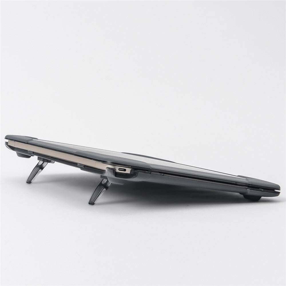 Drop-proof Supporting Stand Design Hard PC Laptop Case Well-protected Notebook Cover for MacBook Retina 12'' A1534 / A1931