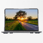 Drop-proof Supporting Stand Design Hard PC Laptop Case Well-protected Notebook Cover for MacBook Retina 12'' A1534 / A1931
