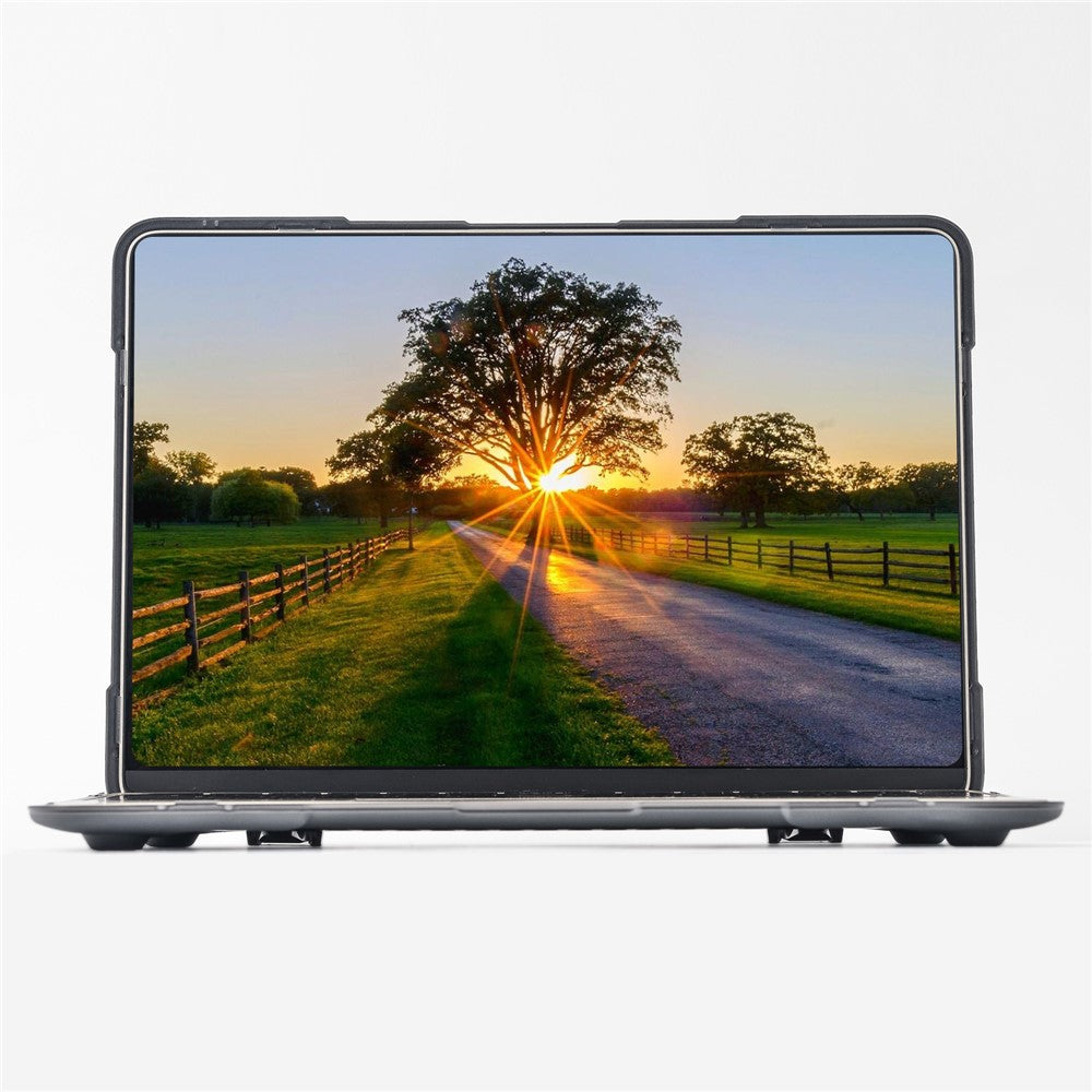 Drop-proof Supporting Stand Design Hard PC Laptop Case Well-protected Notebook Cover for MacBook Retina 12'' A1534 / A1931