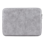 CANVASARTISAN L11-03 15-inch Slim Zipper Laptop Case Shockproof PU Leather Laptop Pouch Computer Carrying Bag