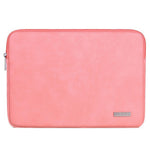 CANVASARTISAN L11-03 15-inch Slim Zipper Laptop Case Shockproof PU Leather Laptop Pouch Computer Carrying Bag