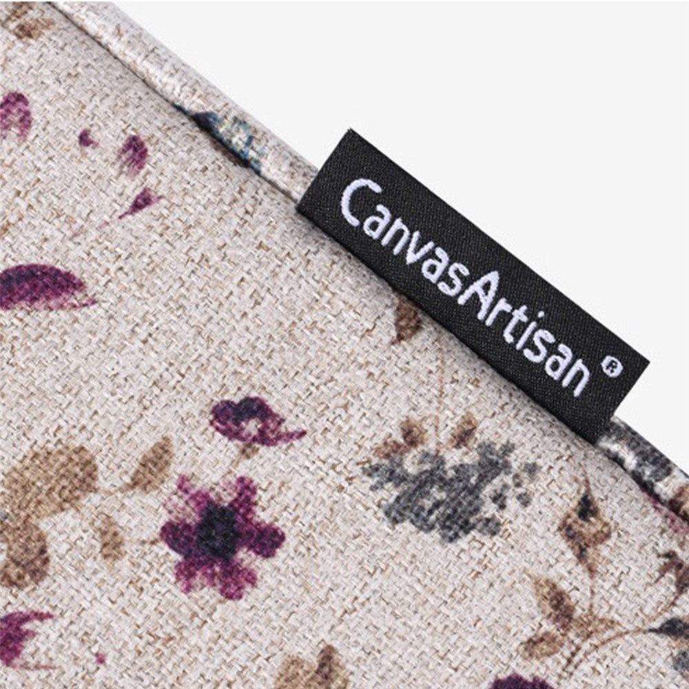 CANVASARTISAN H2-12 15-tommer Beskyttelsescover til bærbar computer, Blomstret Mønster Computertaske