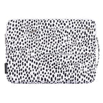 CANVASARTISAN H36-58 Scratch Resistant Carry Case for 13 inch Laptops Cow Pattern Shockproof Sleeve Bag with 3 Outer Pouches
