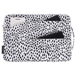 CANVASARTISAN H36-58 Scratch Resistant Carry Case for 13 inch Laptops Cow Pattern Shockproof Sleeve Bag with 3 Outer Pouches