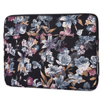 CANVASARTISAN H2-11 Lærred Laptop Sleeve Stilfuld Akvarel Blomstret Mønster 11-tommer Notebook Lynlåstaske