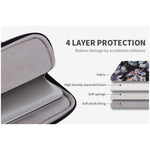 CANVASARTISAN H2-11 Lærred Laptop Sleeve Stilfuld Akvarel Blomstret Mønster 11-tommer Notebook Lynlåstaske