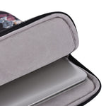 CANVASARTISAN H2-11 Lærred Laptop Sleeve Stilfuld Akvarel Blomstret Mønster 11-tommer Notebook Lynlåstaske