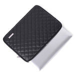 CANVASARTISAN L19-04 for 13-inch Notebook Sleeve Rhombus Texture Laptop Bag Shockproof Zipper Case
