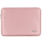 CANVASARTISAN L6-04 til 13-tommer Notebook Ensfarvet Laptop Lynlås Beskyttende Taske PU Etui med Indvendigt Rum