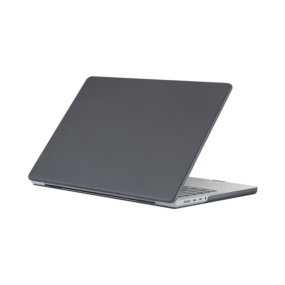 For MacBook Pro 14 inch (2025) / (2024) / (2023) / (2022) / (2021) Carbon Fiber Texture Hard Laptop Cover Hardshell Case