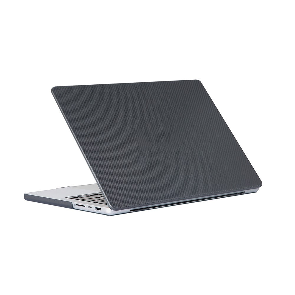 For MacBook Pro 16 inch (2026) A3429 A3428 / (2025) A3186 A3403 / (2024) A2991 / (2023) A2780 / (2021) A2485 Carbon Fiber Texture Hard Laptop Cover Shock-Absorbent Hardshell Case
