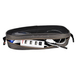 LISEN Portable Digital Accessories Nylon Carrying Bag Data Cable U-disk Earphone Storage Bag