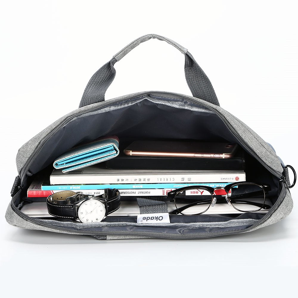 OKADE T52 15,6-tommer Laptop Taske Skuldertaske Vandtæt Notebook Etui (med skulderrem)