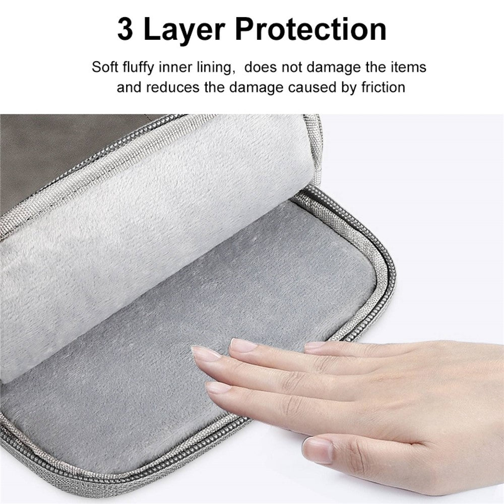 HAWEEL HWL7018 Zippered Carry Case for iPad 9.7-11 inch Scratch-Proof Tablets Sleeve Bag with Strap