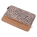 CANVASARTISAN G31-36 13-inch Laptop Leopard Print PU Leather Storage Bag Notebook Protective Sleeve