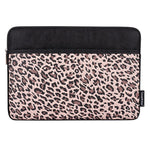 CANVASARTISAN G31-36 13-inch Laptop Leopard Print PU Leather Storage Bag Notebook Protective Sleeve