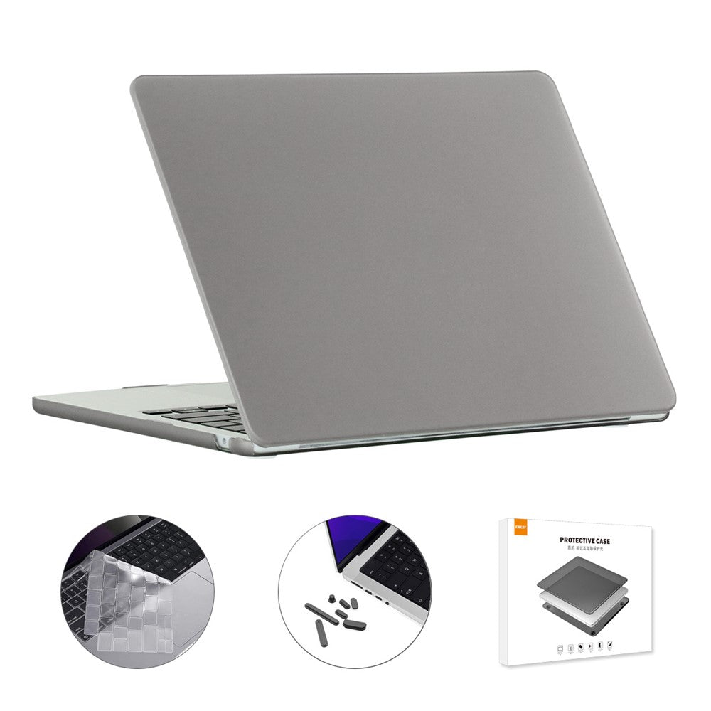 ENKAY HAT PRINCE för MacBook Air 13 tum (2026) A3449 / (2025) A3240 / (2024) A3113 / (2022) A2681 (EU) Skal med tangentbordsfilm och kontakter
