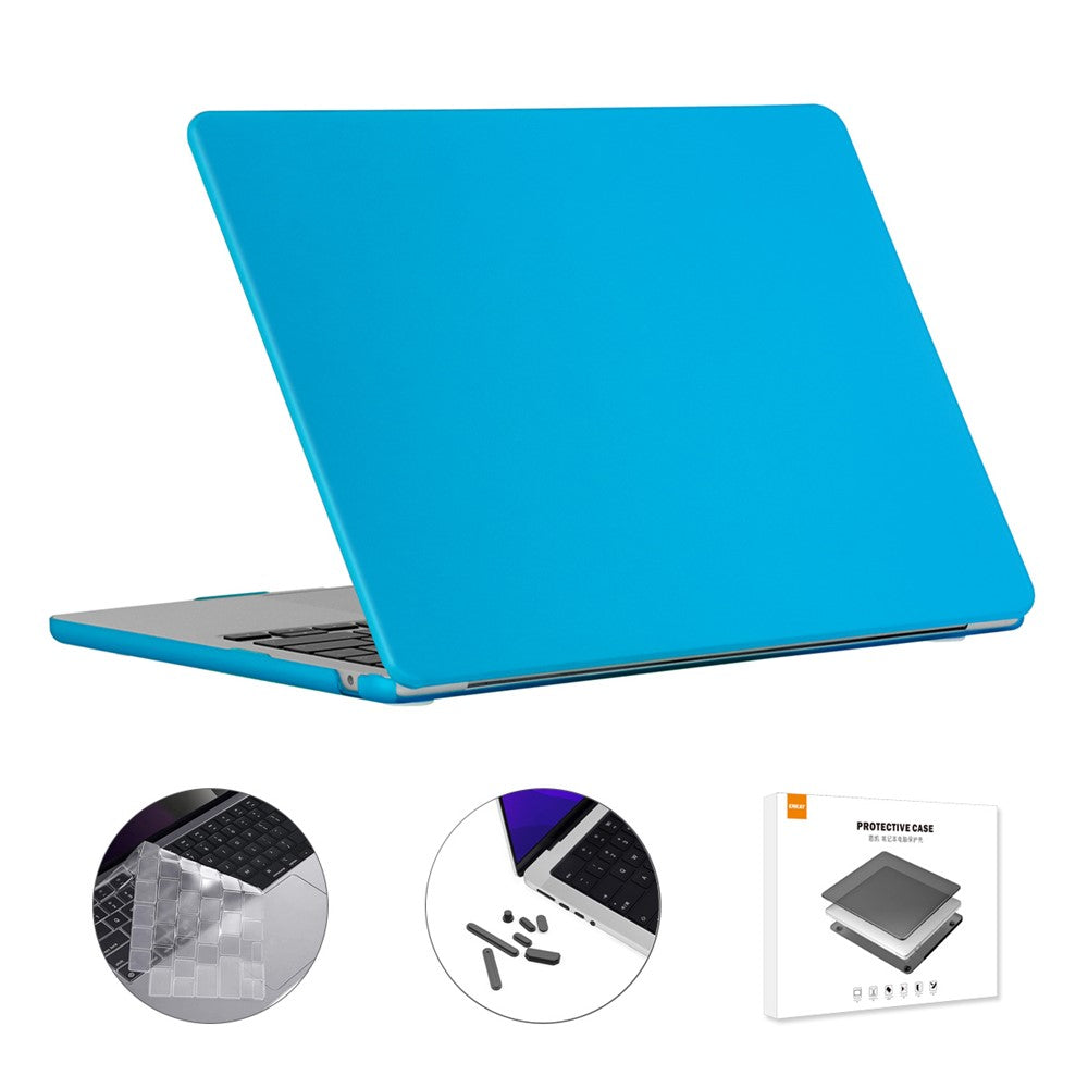 ENKAY HAT PRINCE för MacBook Air 13 tum (2026) A3449 / (2025) A3240 / (2024) A3113 / (2022) A2681 (EU) Skal med tangentbordsfilm och kontakter