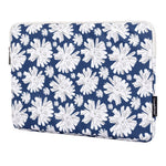 CANVASARTISAN H34-01 12-inch Laptop Flower Print Soft Lining Carrying Bag Notebook Zipper Pouch