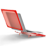 Bærbart etui til MacBook Air 13 tommer (2026) A3449 / (2025) A3240 / (2024) A3113 / (2022) A2681 Beskyttelsesetui til bærbar computer Anti-ridse-cover med stander