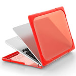 Bærbart etui til MacBook Air 13 tommer (2026) A3449 / (2025) A3240 / (2024) A3113 / (2022) A2681 Beskyttelsesetui til bærbar computer Anti-ridse-cover med stander