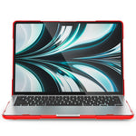 Bærbart etui til MacBook Air 13 tommer (2026) A3449 / (2025) A3240 / (2024) A3113 / (2022) A2681 Beskyttelsesetui til bærbar computer Anti-ridse-cover med stander