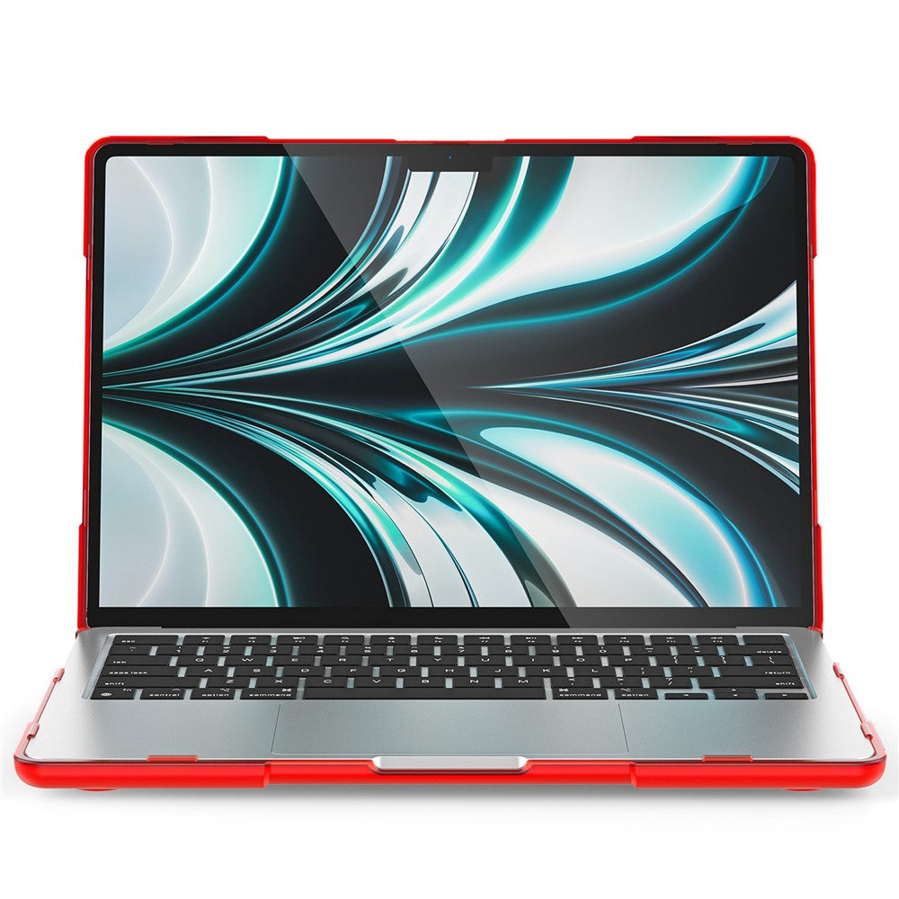 Bærbart etui til MacBook Air 13 tommer (2026) A3449 / (2025) A3240 / (2024) A3113 / (2022) A2681 Beskyttelsesetui til bærbar computer Anti-ridse-cover med stander