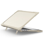 Bærbart etui til MacBook Air 13 tommer (2026) A3449 / (2025) A3240 / (2024) A3113 / (2022) A2681 Beskyttelsesetui til bærbar computer Anti-ridse-cover med stander