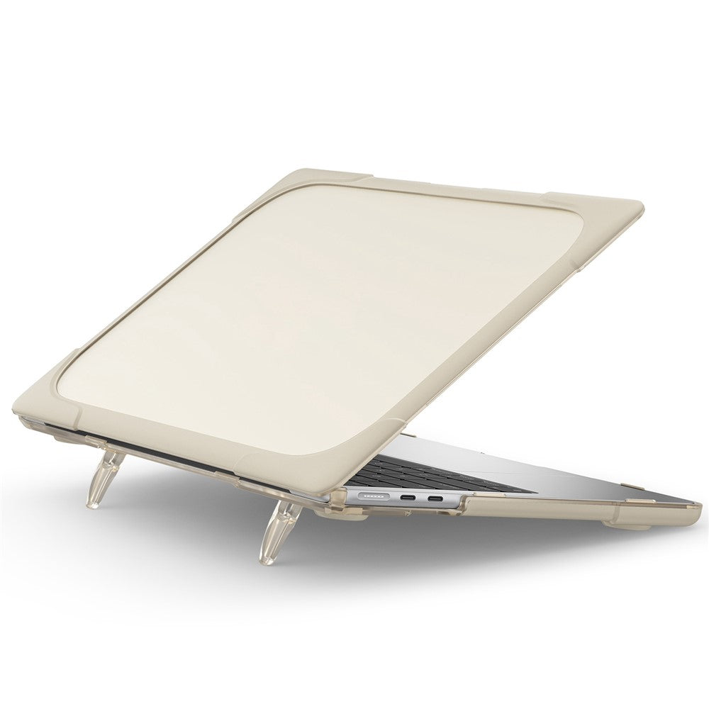 Bærbart etui til MacBook Air 13 tommer (2026) A3449 / (2025) A3240 / (2024) A3113 / (2022) A2681 Beskyttelsesetui til bærbar computer Anti-ridse-cover med stander