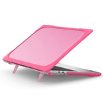 Bærbart etui til MacBook Air 13 tommer (2026) A3449 / (2025) A3240 / (2024) A3113 / (2022) A2681 Beskyttelsesetui til bærbar computer Anti-ridse-cover med stander
