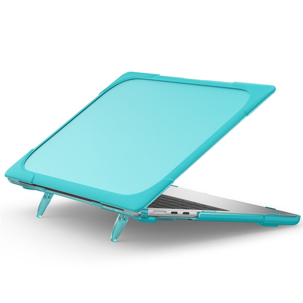 Bærbart etui til MacBook Air 13 tommer (2026) A3449 / (2025) A3240 / (2024) A3113 / (2022) A2681 Beskyttelsesetui til bærbar computer Anti-ridse-cover med stander