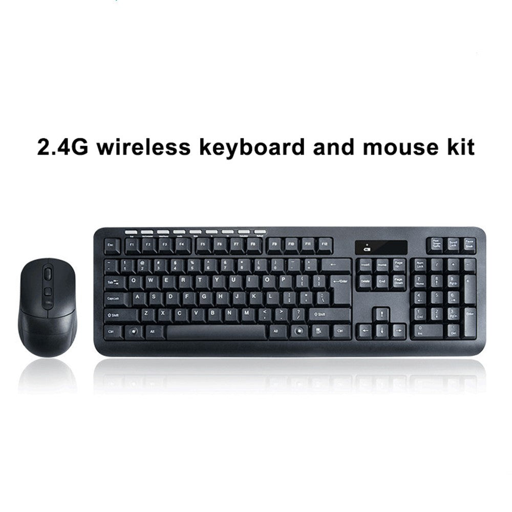 2.4G Bluetooth-compatible 113-Key Wireless Keyboard Home Office Mute Mouse for Laptop and Computer