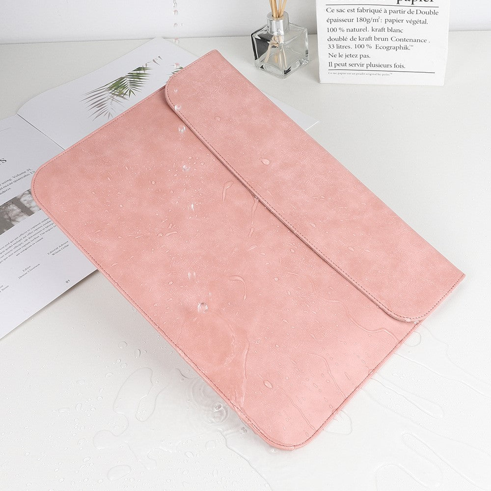 SS13 13 tommer Notebook Computer Bæretaske Letvægts Tynd Laptop Sleeve Taske Ultratynd PU-læder Musemåtte