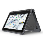 For Dell Chromebook 11.6-Inch 3100 / 3110 PC+TPU Laptop Case Anti-scratch Notebook Computer Upper+Lower Cover
