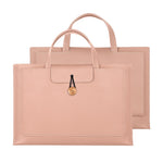15 / 15.4 / 16 Inch Laptop Carrying Bag Handbag PU Leather Surface Protection Sleeve 3-Layer Notebook Computer Pouch