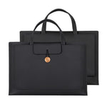13.3 / 14 inch Laptop Sleeve PU Leather Handbag Sleeve Notebook Computer Bag Storage Water-Repellent Pouch