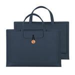 15.4 / 16 inch Laptop Bag Handbag Splash-Repellent PU Leather Surface Protection Sleeve Notebook Computer Pouch