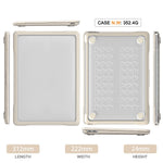 For MacBook Air 13 inch (2018) A1932  /  (2020) A2337 M1 A2179 Shockproof PC+TPU Cover Anti-Drop Laptop Case