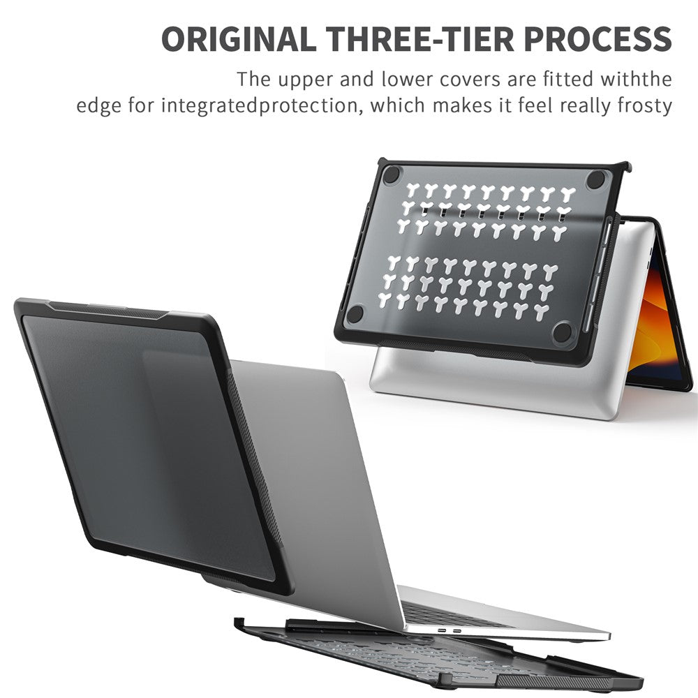 Sailor Series Laptopfodral för MacBook Pro 13 tum (2016) A1706 A1708 / (2018) A1989 / (2019) A2159 / (2020) A2251 A2338 (M1 / M2) Stötsäkert PC+TPU-fodral