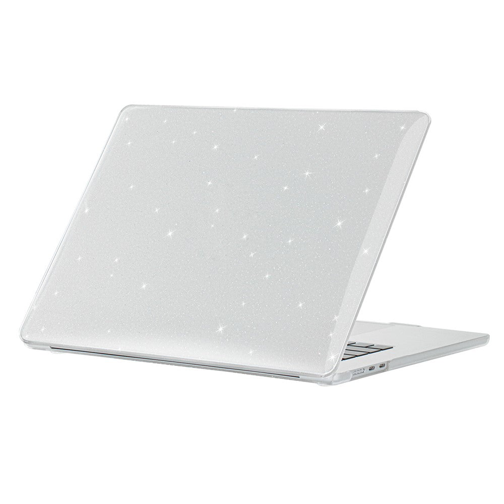 ENKAY HAT PRINCE til Macbook Air 15 tommer (2026) A3448 / (2025) A3241 / (2024) A311 / (2023) A2941 stødsikkert hårdt PC-skal med glitter og faldsikring, laptopetui