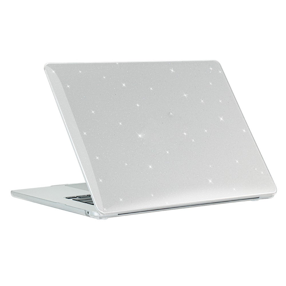 ENKAY HAT PRINCE til Macbook Air 15 tommer (2026) A3448 / (2025) A3241 / (2024) A311 / (2023) A2941 stødsikkert hårdt PC-skal med glitter og faldsikring, laptopetui