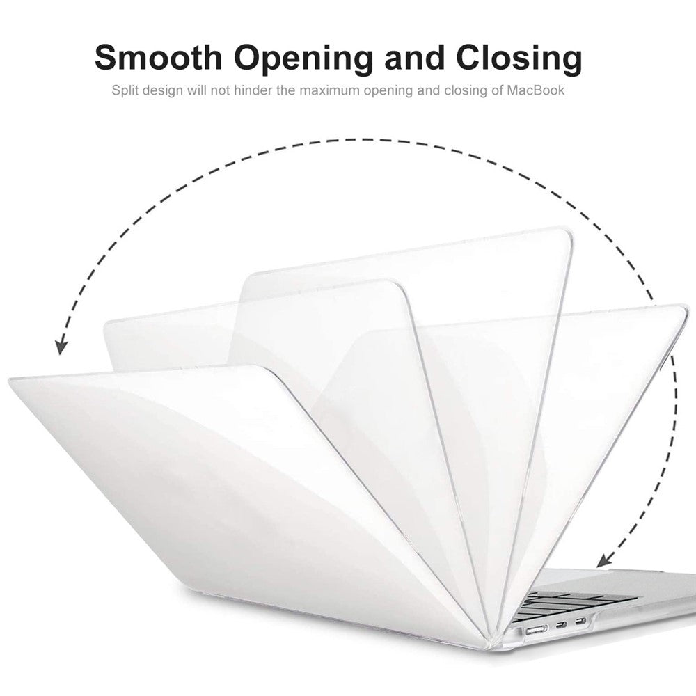 ENKAY HAT PRINCE Stötsäkert fodral för Macbook Air 15 tum (2026) A3448 / (2025) A3241 / (2024) A311 / (2023) A2941 Reptåligt hårt PC-fodral för bärbar dator