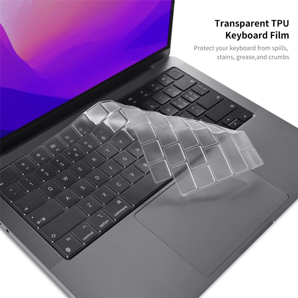 ENKAY HAT PRINCE Cover til Macbook Air 15 tommer (2025) / (2024) A3114 / (2023) A2941 (amerikansk version) Mat laptopcover med TPU-tastaturfolie + stik