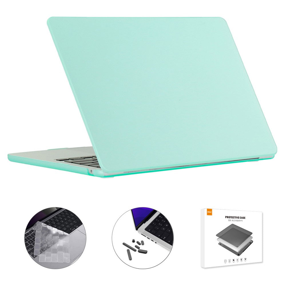 ENKAY HAT PRINCE Cover til Macbook Air 15 tommer (2025) / (2024) A3114 / (2023) A2941 (amerikansk version) Mat laptopcover med TPU-tastaturfolie + stik