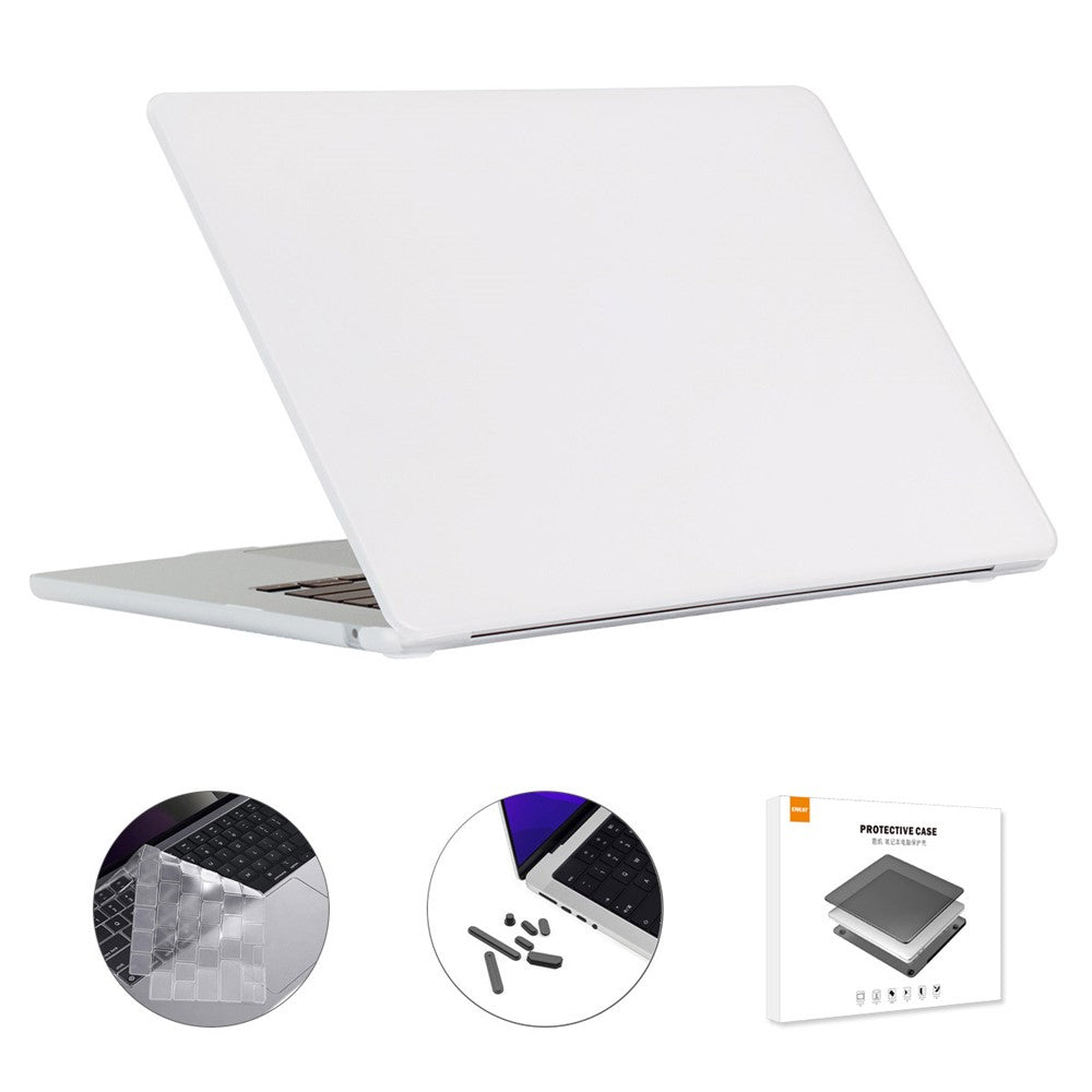 ENKAY HAT PRINCE Cover til Macbook Air 15 tommer (2025) / (2024) A3114 / (2023) A2941 (amerikansk version) Mat laptopcover med TPU-tastaturfolie + stik