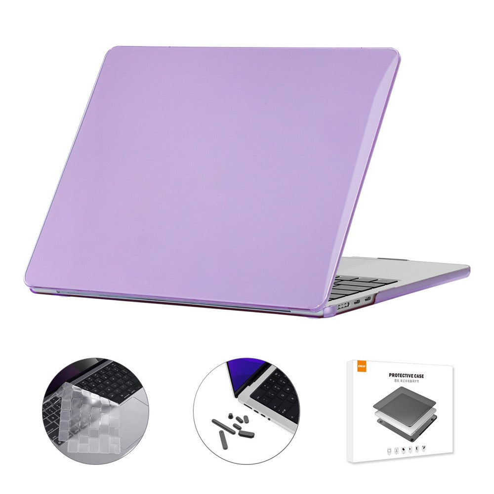 ENKAY HAT PRINCE For Macbook Air 15 inch (2025) / 2024) A3114 (2023) A2941 (US Version) Laptop Hard PC Case with TPU Film + Plugs