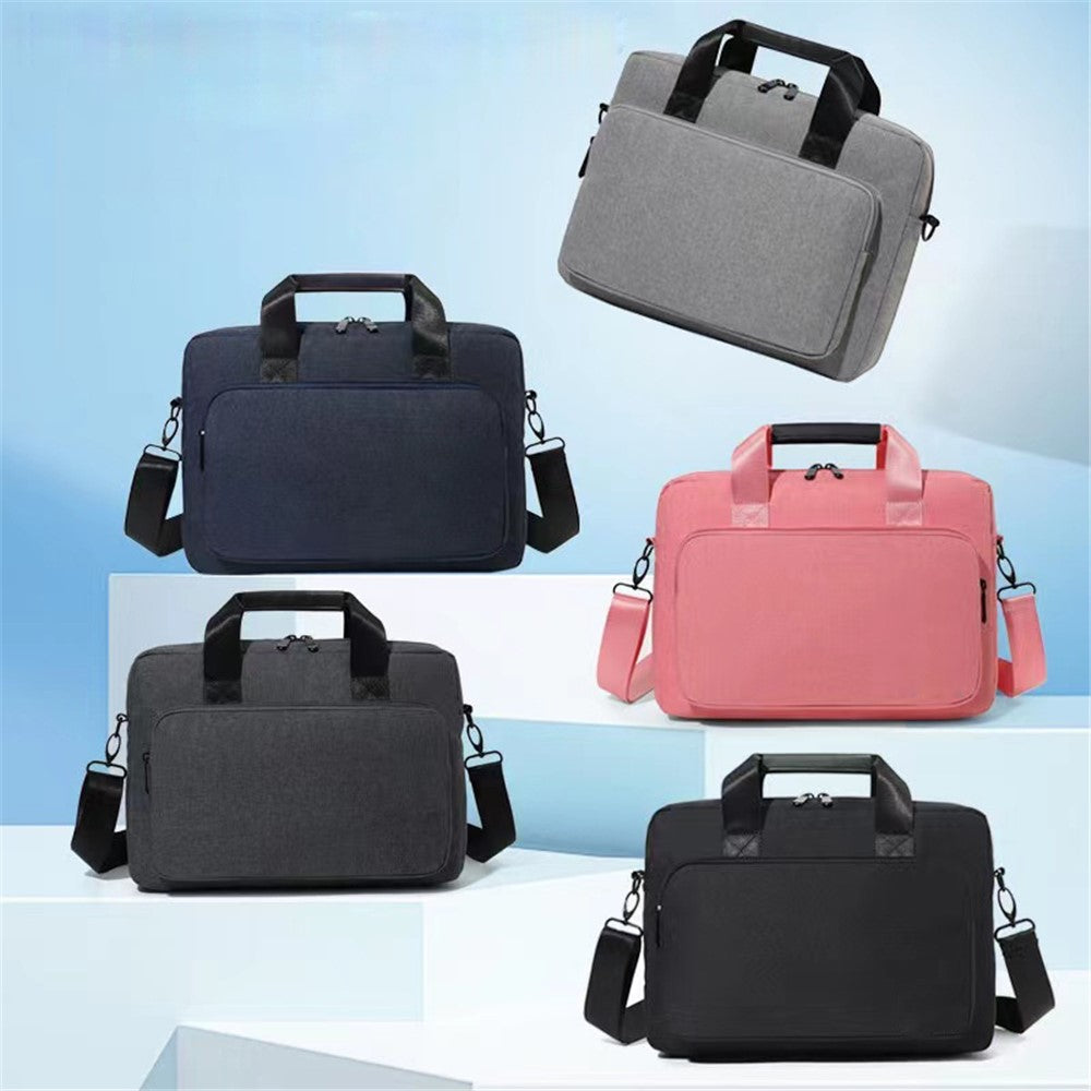 15.6 inch Laptop Storage Bag Travel-friendly Oxford Cloth+Polyester Handbag Notebook Computer Shoulder Bag