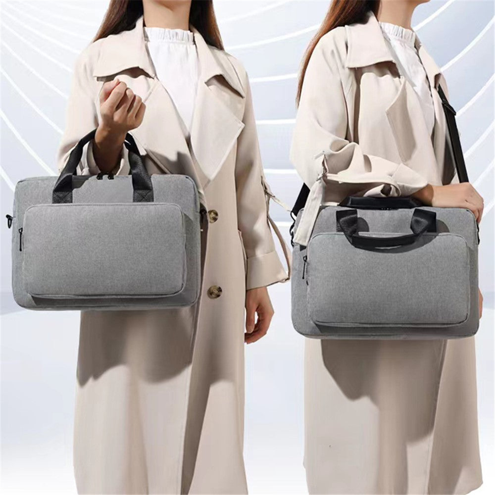 15.6 inch Laptop Storage Bag Travel-friendly Oxford Cloth+Polyester Handbag Notebook Computer Shoulder Bag